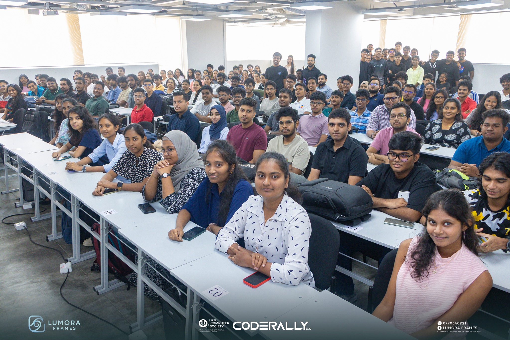 IIT lecture with students